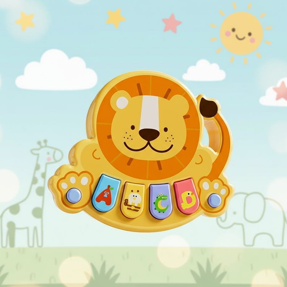 KinderKeys– Educativo e divertente – Pianoforte musicale con animali