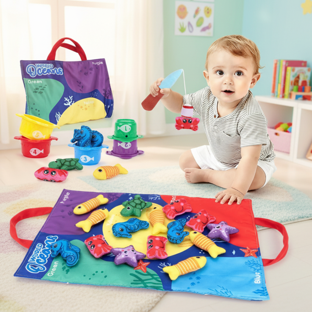LittleFisher – Educativo e interattivo – Gioco dei pesci Montessori