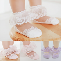 Thumbnail for BabyBliss – Comodi e leggeri – Calzini in pizzo per neonati