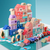 Thumbnail for BuildJoy – Educativo e divertente – Blocchi da costruzione in legno nella città