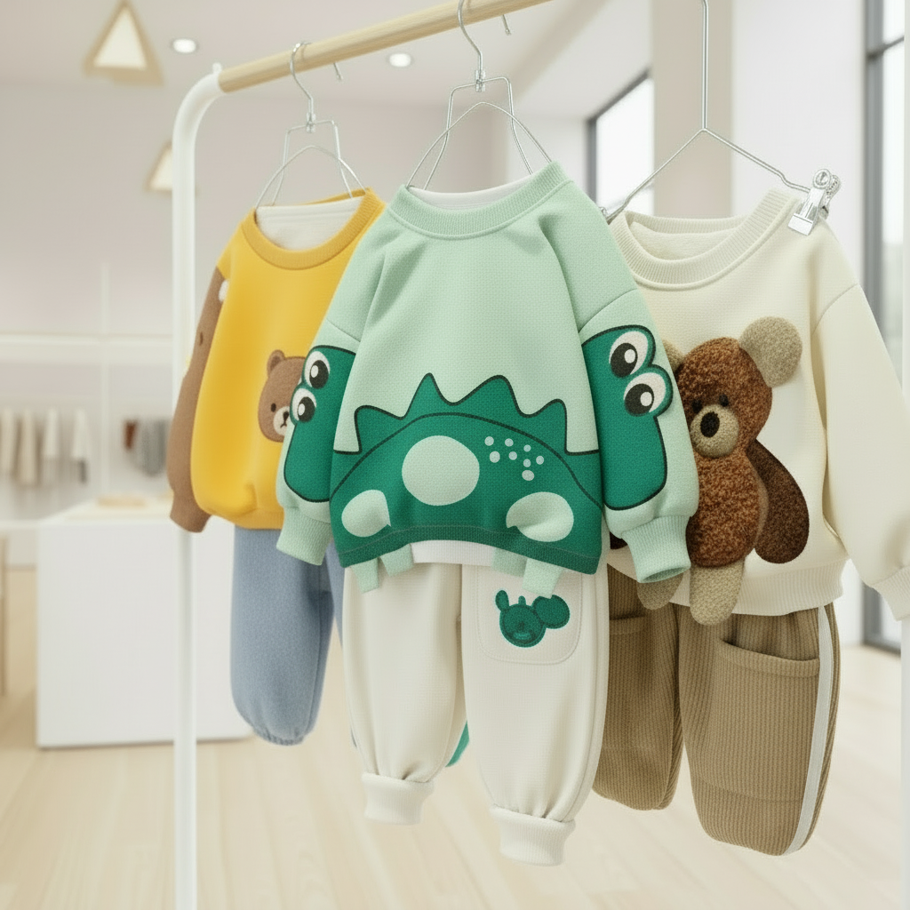 Mini Fashion™ - Caldo e morbido – Set di due capi di abbigliamento per bambini