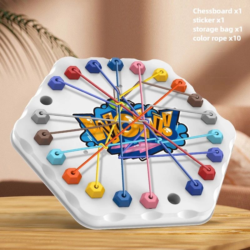 Color Rope Logic Game – Pensare e interagire – Gioco da tavolo