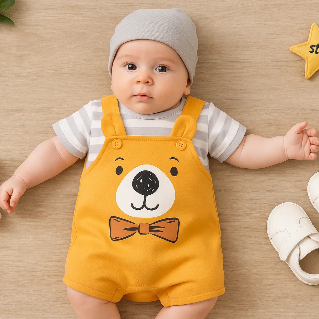 Mini Fashion™ - Comfort per tutte le notti - Body pigiama a maniche corte