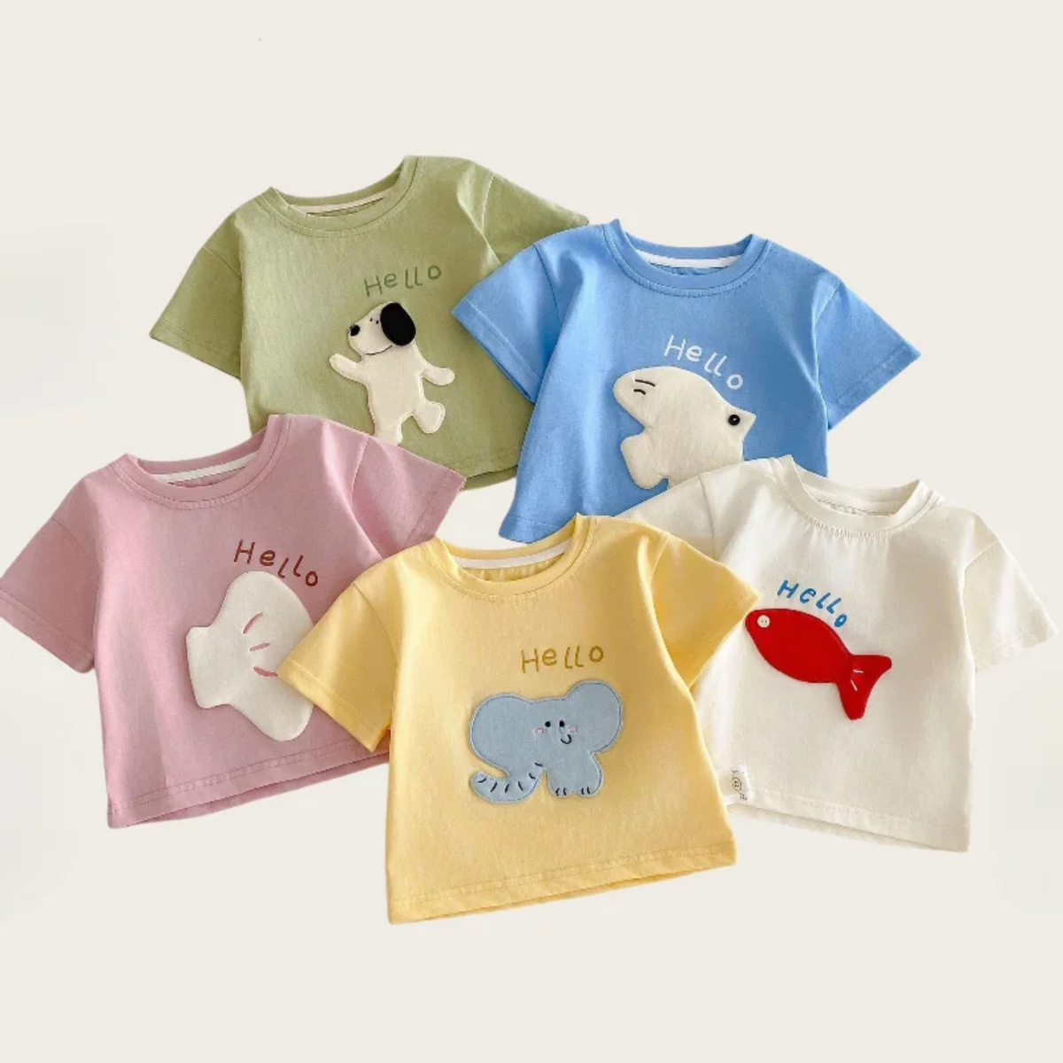 LittlePatch – Cartoni animati e divertimento  – Maglietta per bambini con toppe a tema cartoni animati