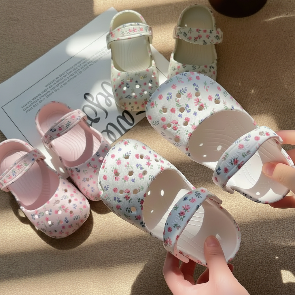 FlowerFeet – Eleganti e comodi – Sandali con motivi floreali