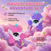 Thumbnail for UnicornTalk – Carino e interattivo – Walkie-talkie a forma di unicorno per bambini