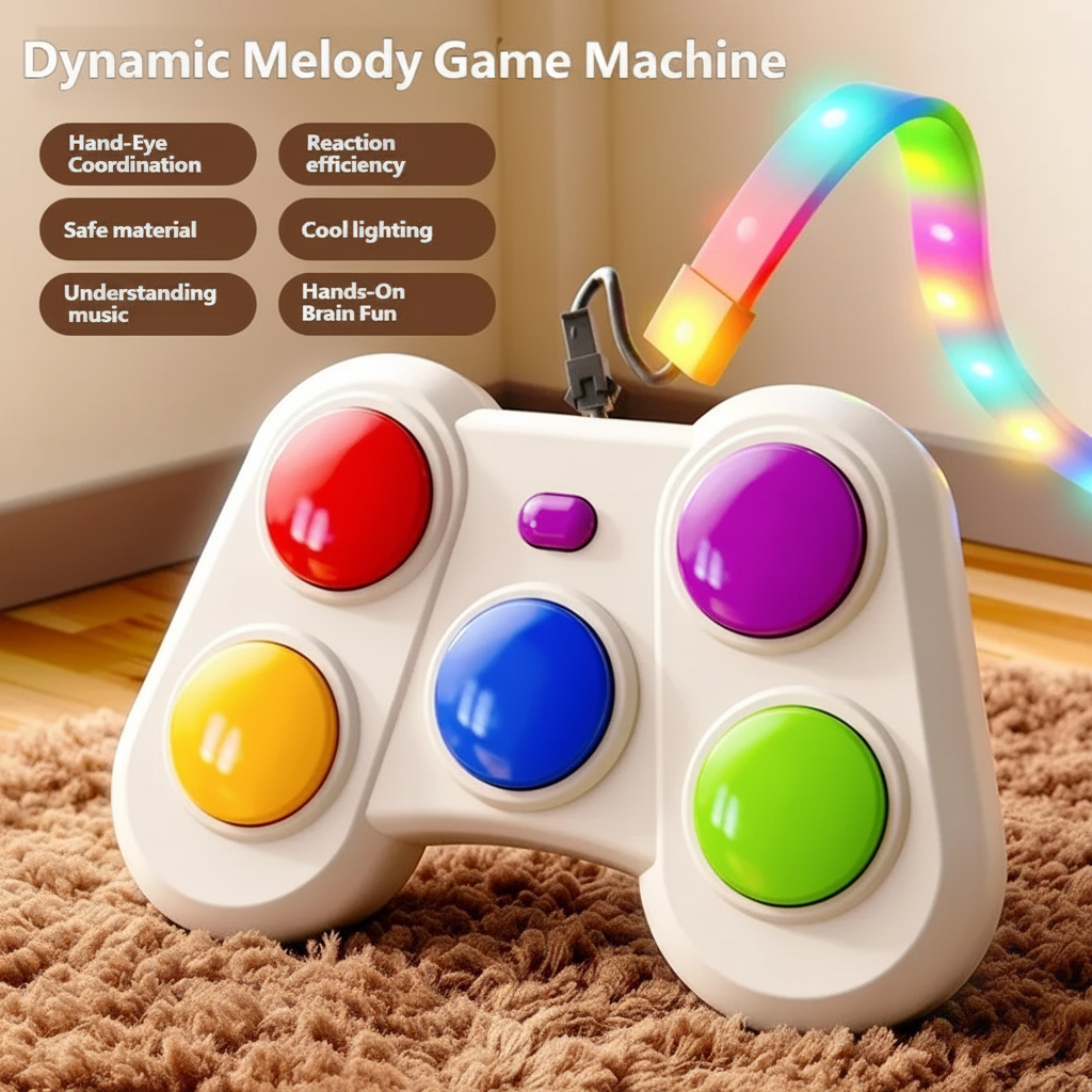ColorRush – Divertente e stimolante – Gioco di reazione luminoso con pulsanti colorati