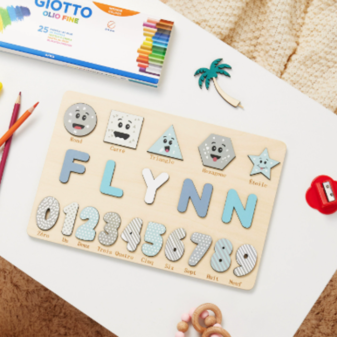 Woods™ - Una tavola con il tuo nome! - Puzzle con lettere