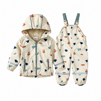 Thumbnail for TinyBreeze – Impermeabile e comodo – Set composto da giacca e pantaloni antipioggia per bambini