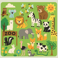 Thumbnail for FeltBoard™ - Scopri animali meravigliosi - Pannello in feltro