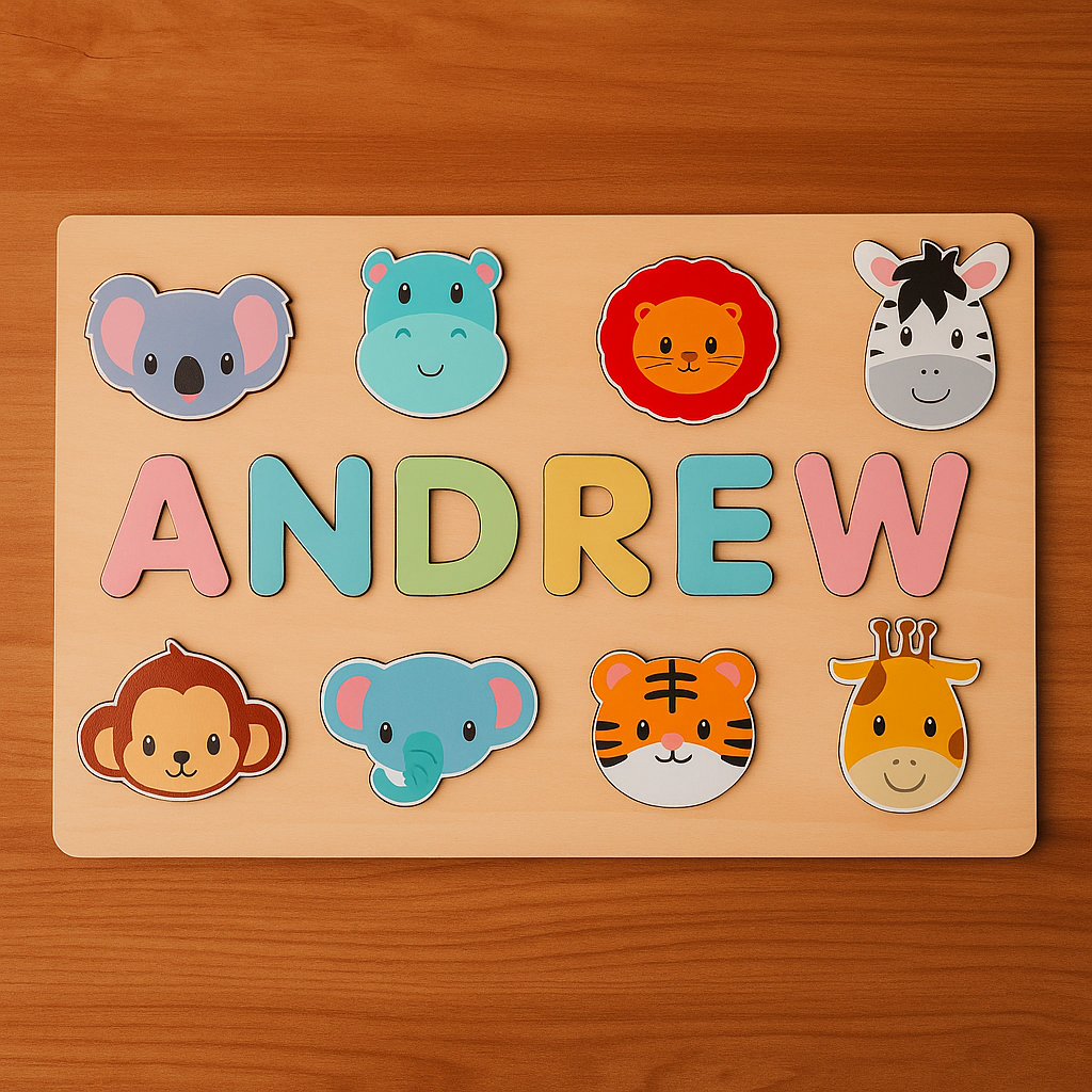Woods™ - Una tavola con il tuo nome! - Puzzle con lettere