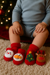 BabyClaus – Spesse e comode – Calze natalizie invernali con Babbo Natale