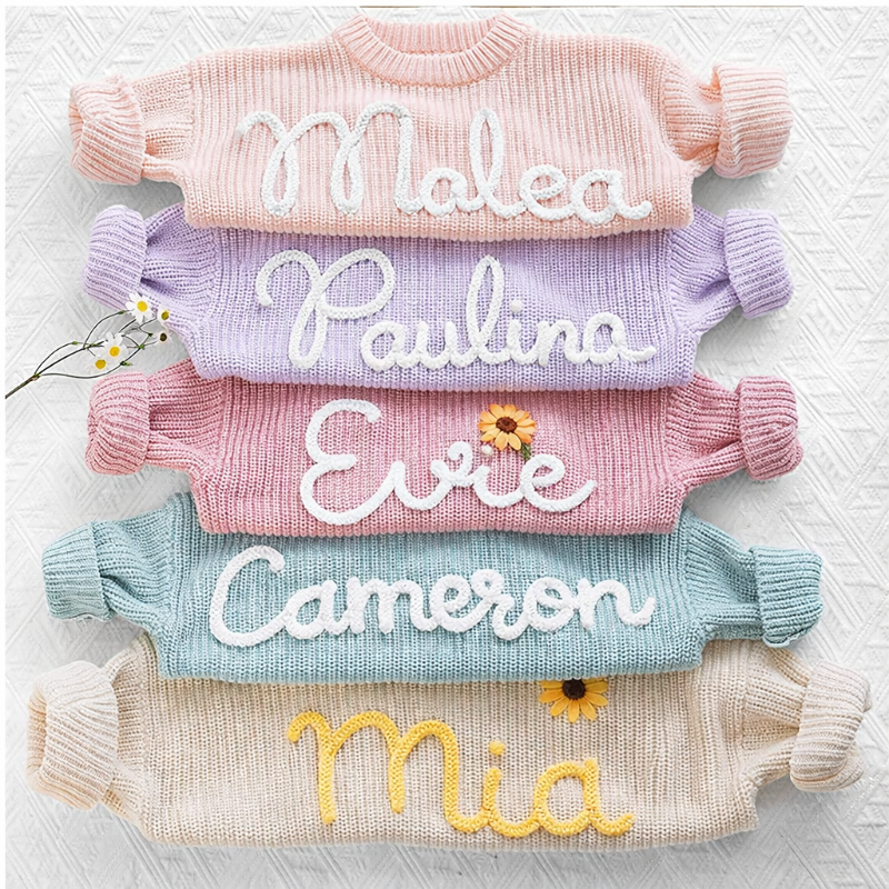 TinyStitch – Maglione personalizzato con nome per bambini