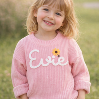 Thumbnail for TinyStitch – Maglione personalizzato con nome per bambini