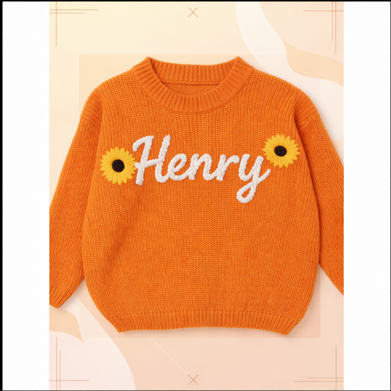 TinyStitch – Maglione personalizzato con nome per bambini