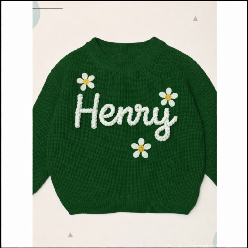 TinyStitch – Maglione personalizzato con nome per bambini