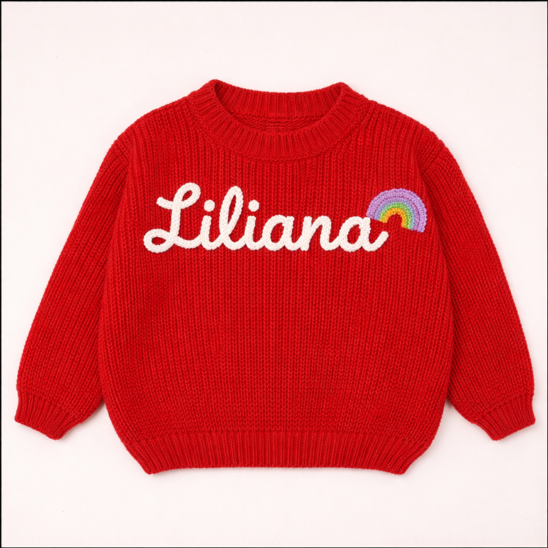 TinyStitch – Maglione personalizzato con nome per bambini
