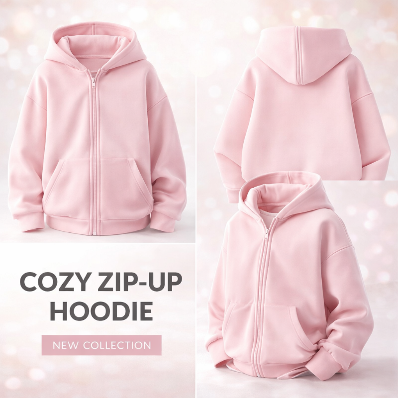 YoungStyle – Trendy e pratico – Felpa con cappuccio per bambini