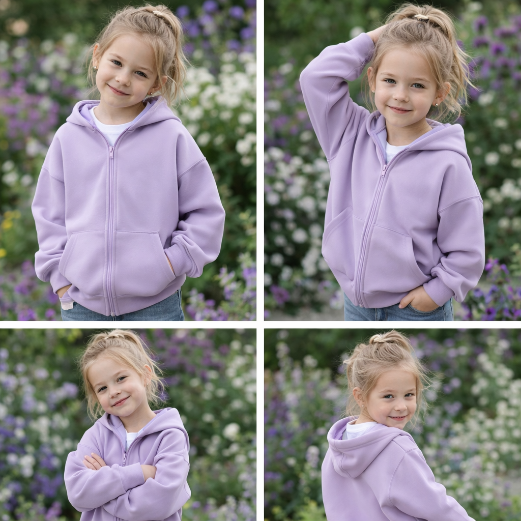 YoungStyle – Trendy e pratico – Felpa con cappuccio per bambini