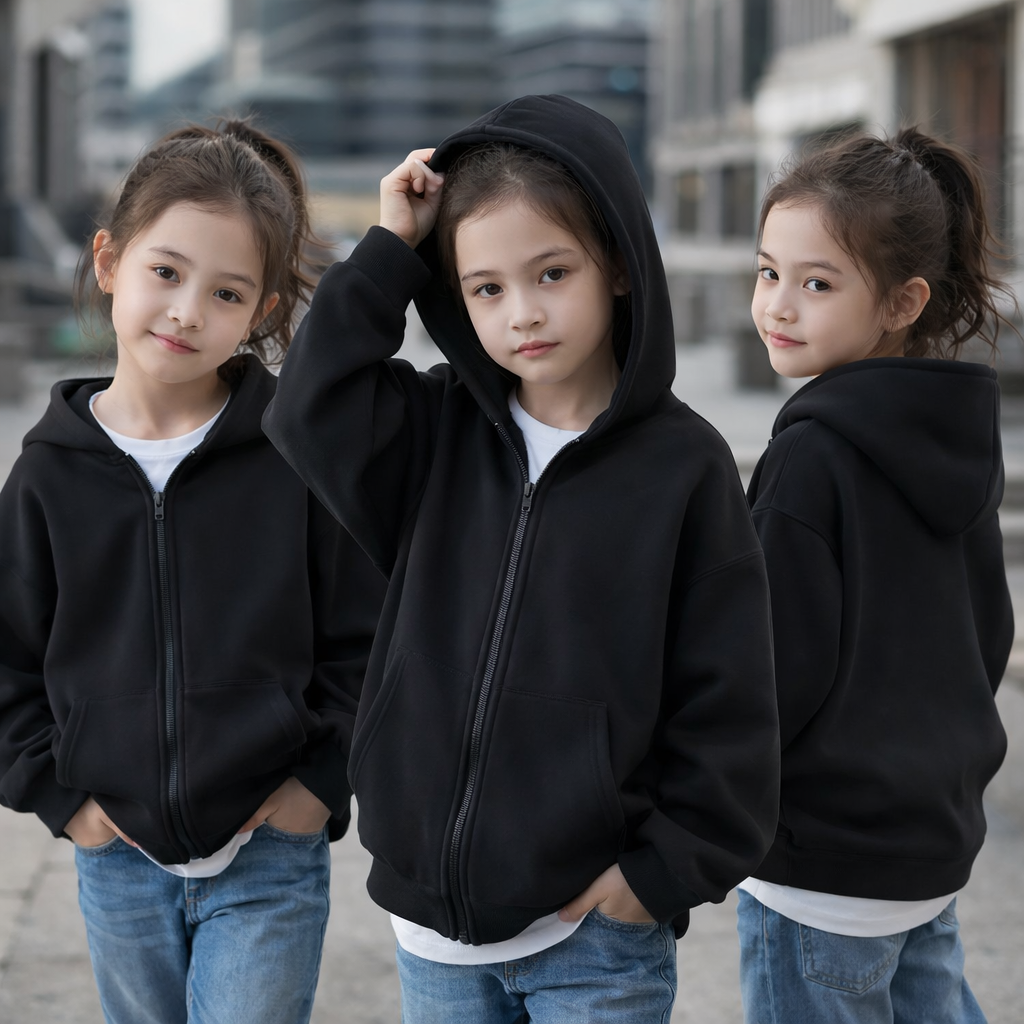 YoungStyle – Trendy e pratico – Felpa con cappuccio per bambini