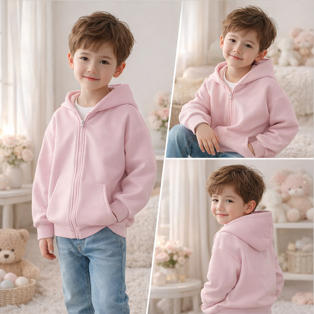 YoungStyle – Trendy e pratico – Felpa con cappuccio per bambini