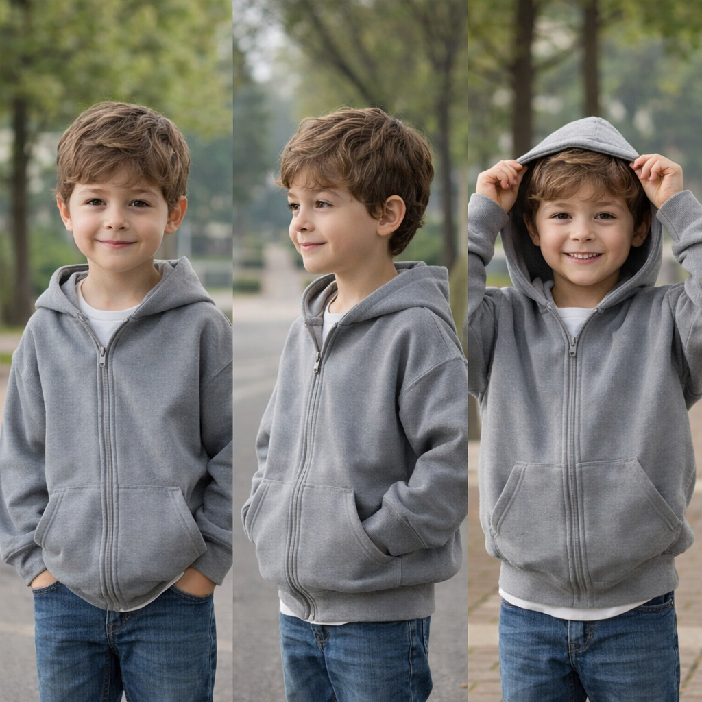 YoungStyle – Trendy e pratico – Felpa con cappuccio per bambini
