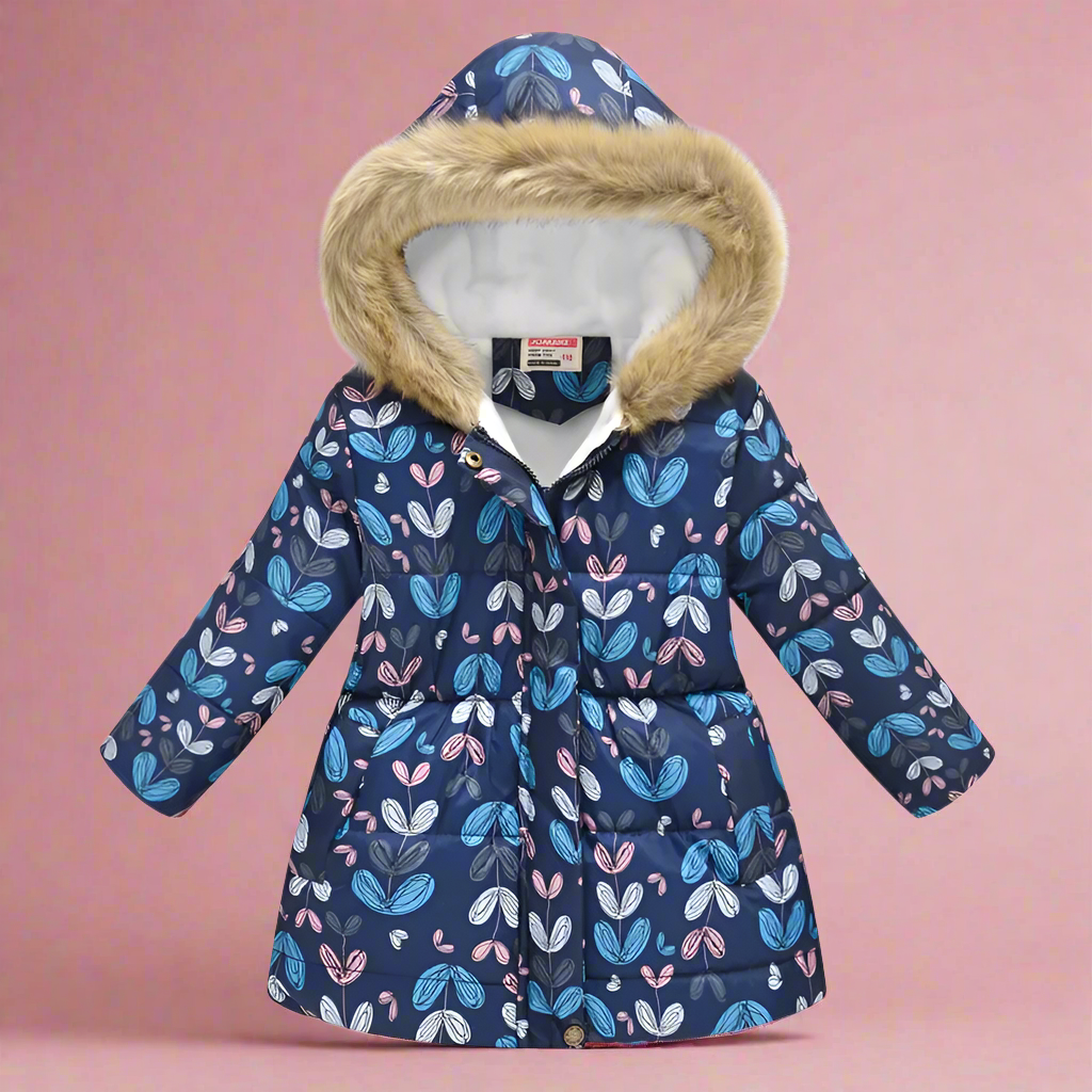 CozyTrend – Elegante e accogliente – Cappotto invernale imbottito per bambine