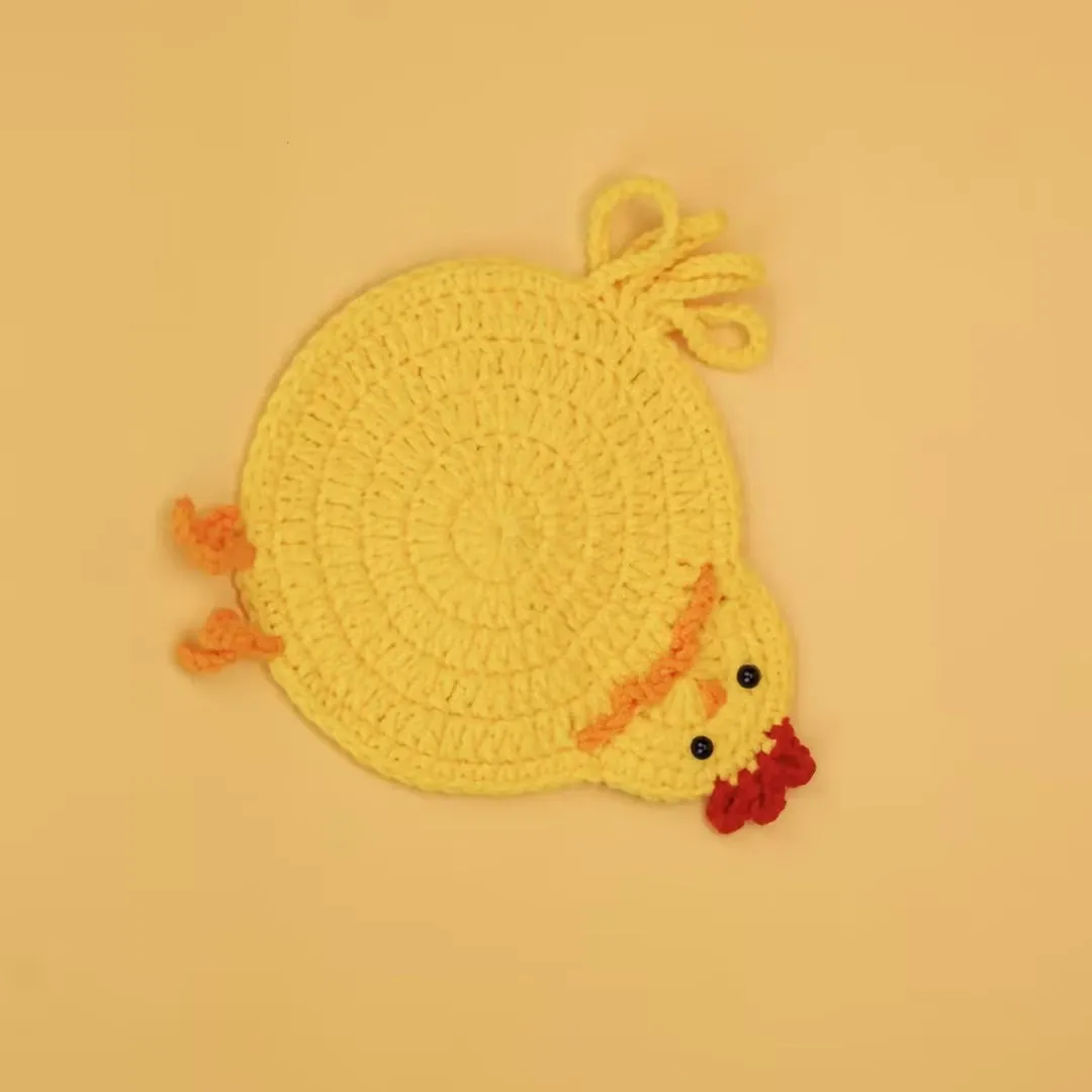 FunnyCritter – Divertente e unico – Tovaglietta con animaletti all’uncinetto