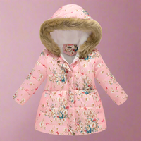 Thumbnail for CozyTrend – Elegante e accogliente – Cappotto invernale imbottito per bambine