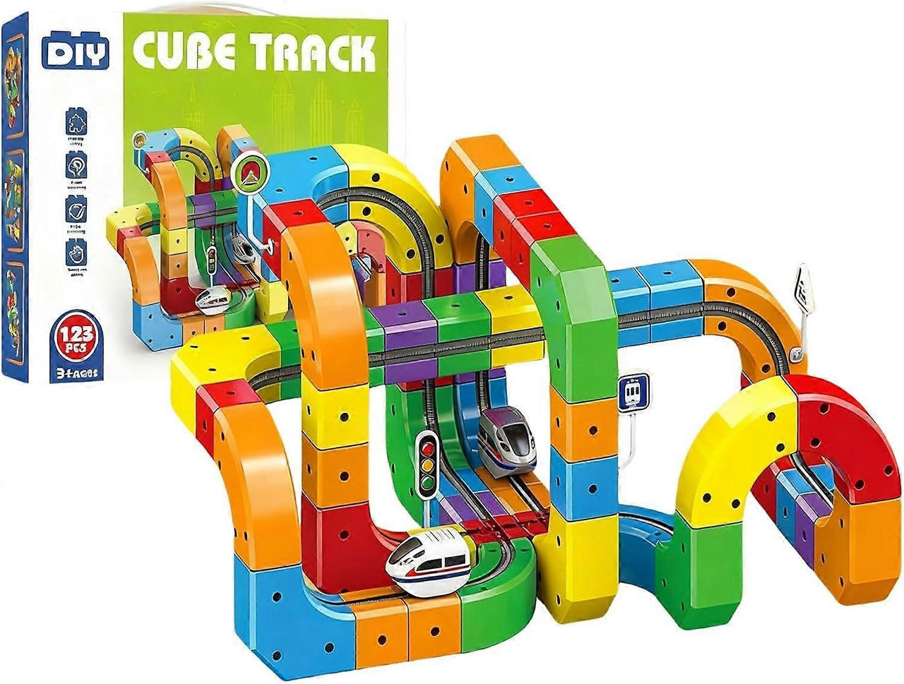 DIY Cube Track – Creativo e attivo – Creativo binario ferroviario fai da te