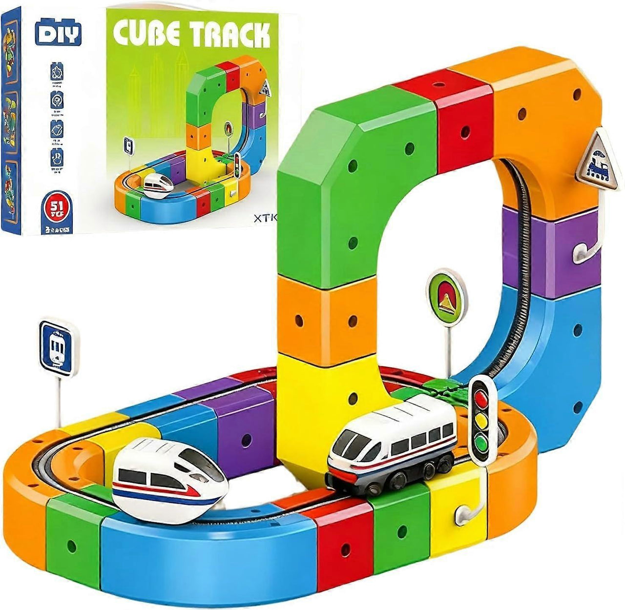 DIY Cube Track – Creativo e attivo – Creativo binario ferroviario fai da te
