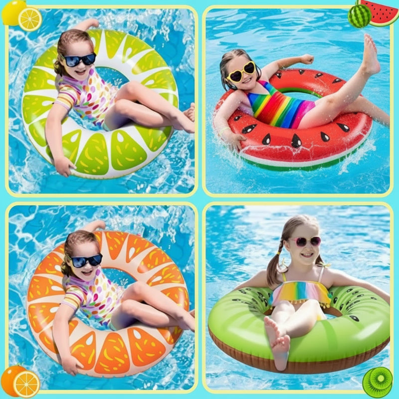 SunSplash – Tropicale e confortevole – Ciambella da bagno con frutta tropicale
