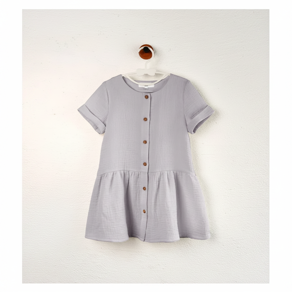 LunaDress – Elegante e leggera – Abito da bambina con taglio a trapezio