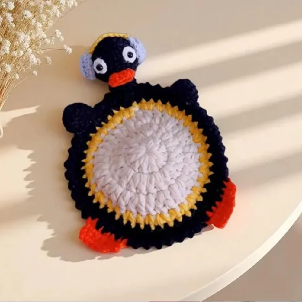 FunnyCritter – Divertente e unico – Tovaglietta con animaletti all’uncinetto