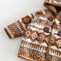 Thumbnail for LittleWarm – Accogliente ed elegante – Cappotto invernale con motivo Fair Isle