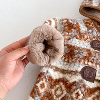 Thumbnail for LittleWarm – Accogliente ed elegante – Cappotto invernale con motivo Fair Isle