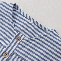 Thumbnail for LittleClassic – Elegante e comoda – Camicia da ragazzo in lino con bottoni