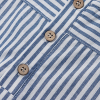 Thumbnail for LittleClassic – Elegante e comoda – Camicia da ragazzo in lino con bottoni