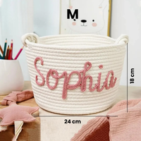 Thumbnail for CuddleBasket – Carino e personale – Cestino per pannolini personalizzato