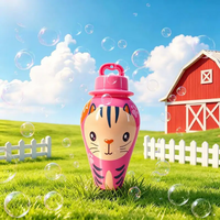 Thumbnail for BubblePals – Allegro e divertente – Mini macchina per bolle antiversamento con motivi di animaletti