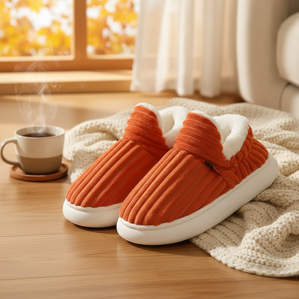 WarmNest – Morbide e calde – Pantofole antiscivolo