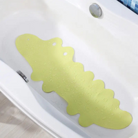 Thumbnail for AquaJoy – Antiscivolo e sicuro – Tappetino da bagno per bambini Coccodrillo