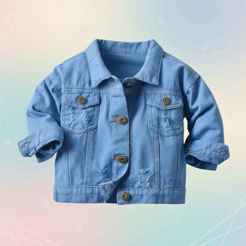 Candy Color Giacca di jeans – Giacca in denim leggera per bambini