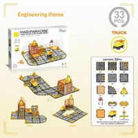 Thumbnail for Magnetic Road Blocks – Creativo e istruttivo – Kit di costruzione «Strade magnetiche»