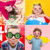 FunGoggles – Divertente e interattivo – Occhiali giocattolo con grandi occhi che sbattono le palpebre