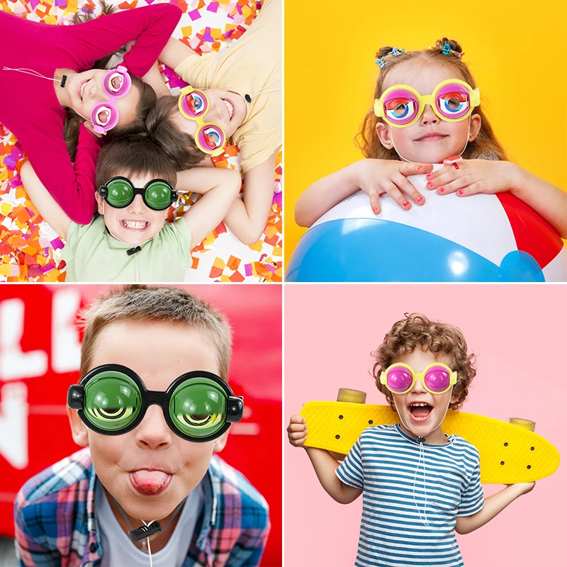 FunGoggles – Divertente e interattivo – Occhiali giocattolo con grandi occhi che sbattono le palpebre