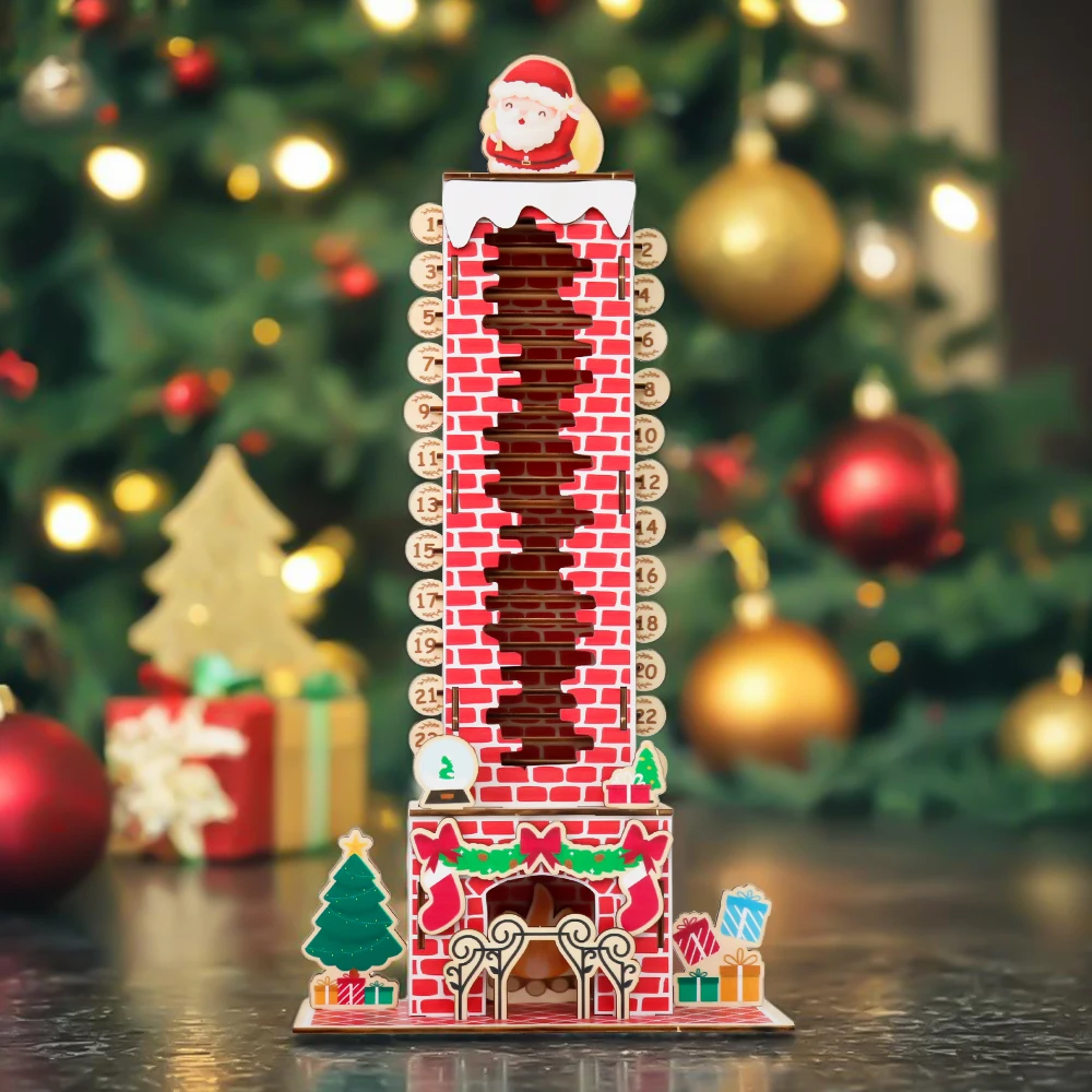 SantaCountdown – Festoso e interattivo – Calendario dell'Avvento di 24 giorni
