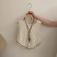 Thumbnail for TinyTrends – Boho chic e carino – Top all’uncinetto con gonna a quadri