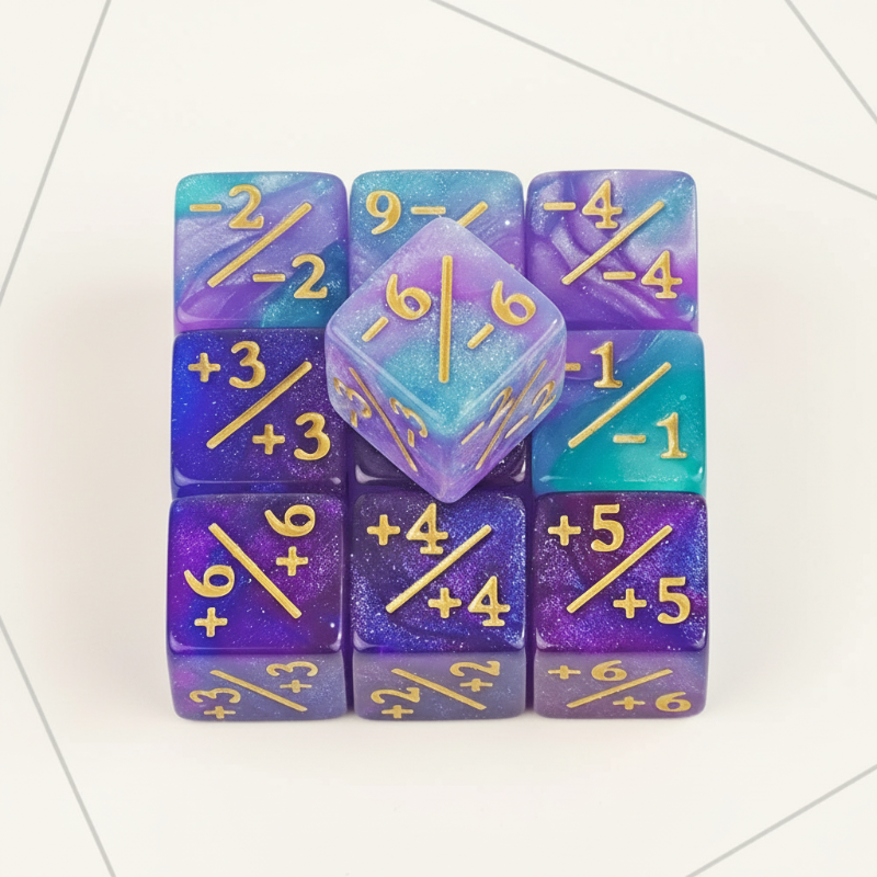 RollSmart – Divertente e istruttivo – D6 Dadi per giochi di carte