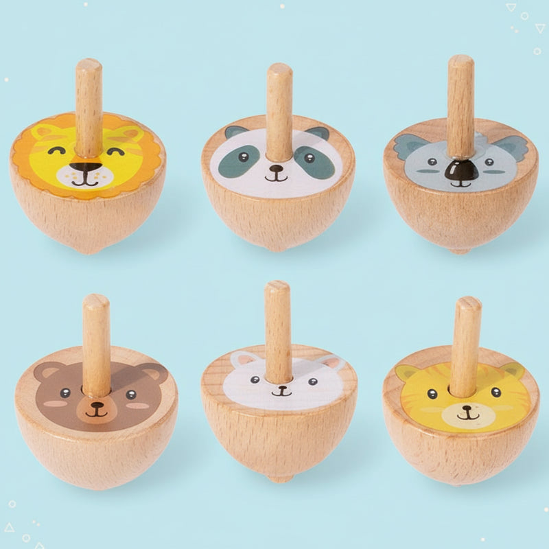 ColorSpin – Legno & Gioco – Trottola Fidget in legno